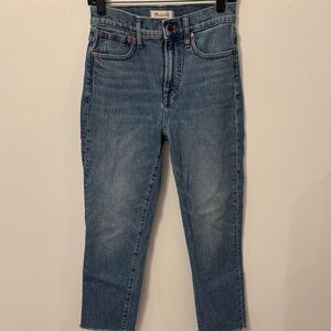 Madewell Blue Ankle Cropped Jeans